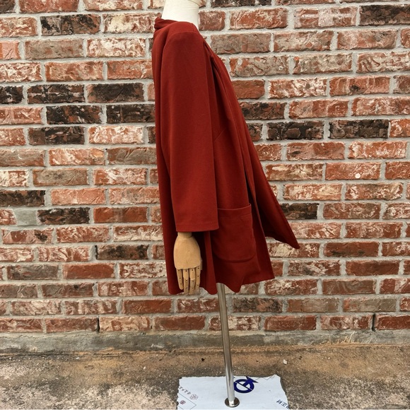 NYCC burnt orange/rust colored sweater with pockets / 1X / Excellent condition - Picture 6 of 9